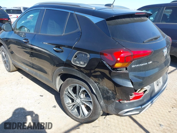 2022 Buick Encore GX Select with VIN KL4MMDS24NB102256, listed as a IAAI auction lot 41434524 with 57,324 mi miles and . Bid and sale history available at DreamBid. Image 6.