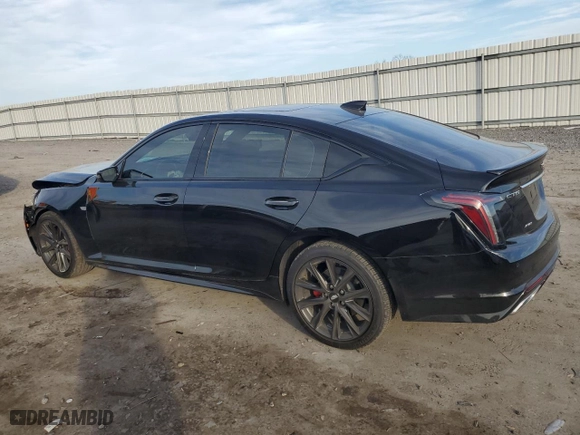 2023 Cadillac CT5 Sport with VIN 1G6DU5RK8P0103509, listed as a Copart auction lot 79586944 with 27,753 mi miles and Salvage Title. Bid and sale history available at carsss.com. Image 2.