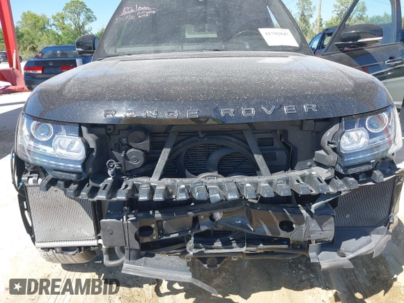 2016 Land Rover Range Rover with VIN SALGW3EF9GA277982, listed as a IAAI auction lot 41782847 with 81,277 mi miles and . Bid and sale history available at DreamBid. Image 6.