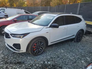 2022 Acura MDX Type S w/Advance Package with VIN 5J8YD8H82NL004476, listed as a Copart auction lot 77620104 with 26,943 mi miles and Salvage Title. Bid and sale history available at carsss.com. Image 1.