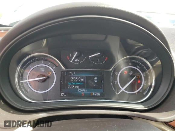 2015 Buick Regal with VIN 2G4GK5EX2F9145921, listed as a Copart auction lot 56309575 with 105,671 mi miles and Clean title. Bid and sale history available at DreamBid. Image 9.