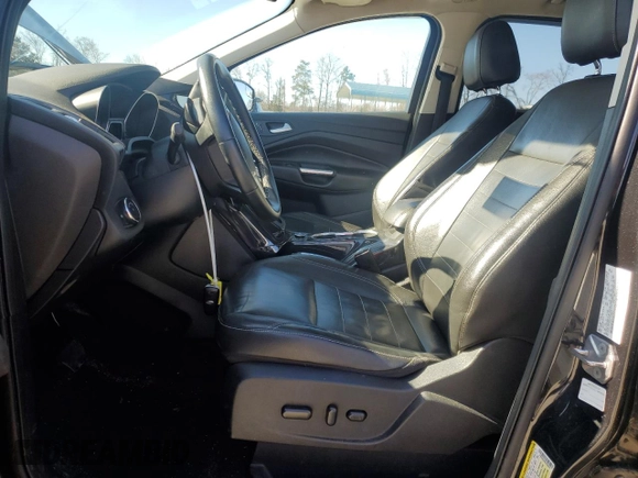 2014 Ford Escape Titanium with VIN 1FMCU9J9XEUC86597, listed as a Copart auction lot 45321355 with 142,278 mi miles and Salvage Title. Bid and sale history available at carsss.com. Image 7.