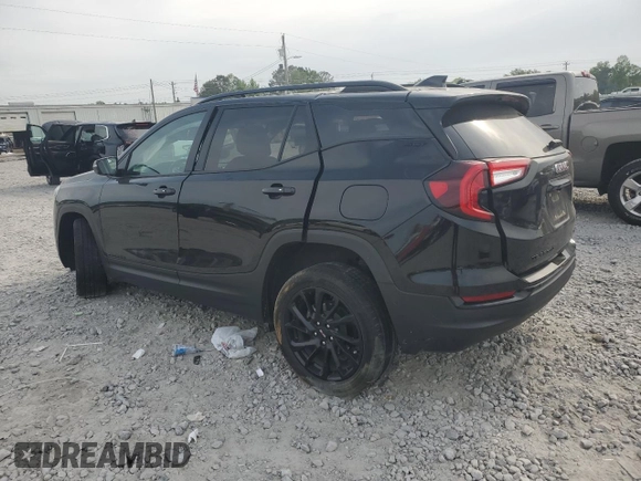 2024 GMC Terrain SLT with VIN 3GKALVEG6RL203641, listed as a Copart auction lot 53974855 with 37,997 mi miles and Salvage title. Bid and sale history available at DreamBid. Image 2.