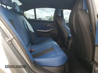 2024 BMW M3 Competition with VIN WBS33AY05RFS22907, listed as a Copart auction lot 70072274 with 5,323 mi miles and Salvage title. Bid and sale history available at DreamBid. Image 10.