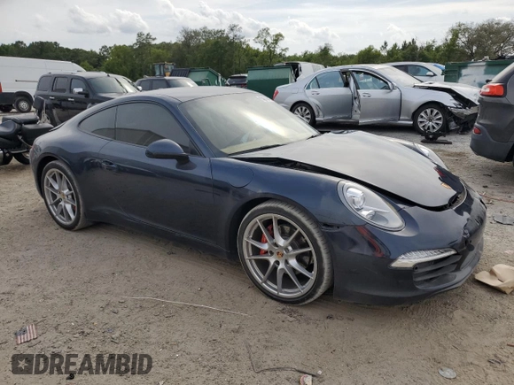 2014 Porsche 911 Carrera with VIN WP0AA2A99ES106694, listed as a Copart auction lot 53679415 with 36,039 mi miles and Salvage Title. Bid and sale history available at carsss.com. Image 4.