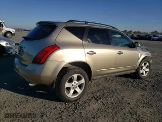 2005 Nissan Murano SL with VIN JN8AZ08W25W408446, listed as a Copart auction lot 79455024 with 153,168 mi miles and Non Repairable. Bid and sale history available at carsss.com. Image 3.