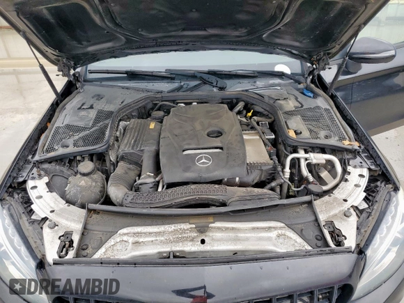 2017 Mercedes-Benz C 300 with VIN WDDWJ4KBXHF406136, listed as a Copart auction lot 60511465 with 109,208 mi miles and Clean title. Bid and sale history available at DreamBid. Image 11.