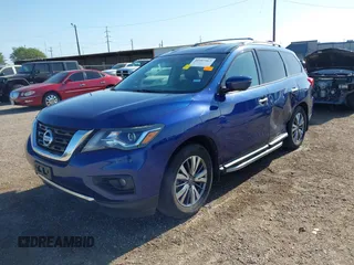 2019 Nissan Pathfinder SV z VIN 5N1DR2MN5KC651971, wystawiony jako IAAI lot #41997367 z przebiegiem 84 439 mil mil oraz . Historia ofert i sprzedaży dostępna na DreamBid. Obrazek 2.