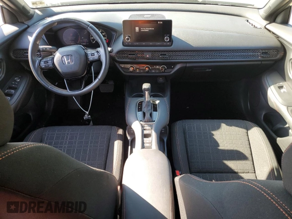2024 Honda HR-V Sport with VIN 3CZRZ2H50RM749426, listed as a Copart auction lot 61462695 with 17,334 mi miles and Salvage title. Bid and sale history available at DreamBid. Image 8.