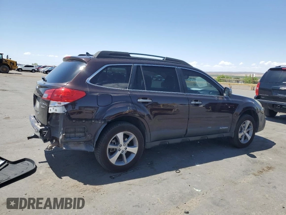 2013 Subaru Outback Limited with VIN 4S4BRDSC6D2217197, listed as a Copart auction lot 54395695 with 206,776 mi miles and Salvage title. Bid and sale history available at DreamBid. Image 3.