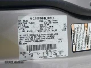 2005 Ford Explorer XLT z VIN 1FMZU63K55ZA15894, wystawiony jako IAAI lot #42262563 z przebiegiem 105 438 mil mil oraz . Historia ofert i sprzedaży dostępna na DreamBid. Obrazek 9.