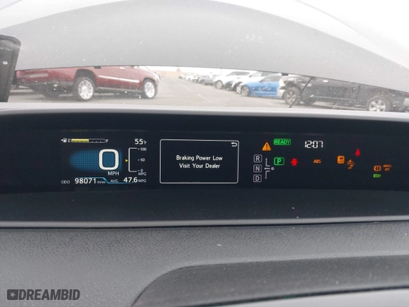 2016 Toyota Prius Four with VIN JTDKARFU5G3018264, listed as a IAAI auction lot 42034508 with 98,071 mi miles. Bid and sale history available at carsss.com. Image 7.