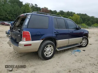 2004 Mercury Mountaineer Convenience z VIN 4M2ZU86K44ZJ49011, wystawiony jako Copart lot #69615444 z przebiegiem 135 702 mil mil oraz Szkoda całkowita • Salvage title. Historia ofert i sprzedaży dostępna na DreamBid. Obrazek 3.