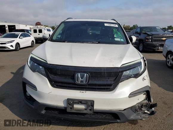 2021 Honda Pilot Special Edition with VIN 5FNYF6H27MB102574, listed as a Copart auction lot 71641744 with 34,772 mi miles and Salvage Title. Bid and sale history available at DreamBid. Image 5.