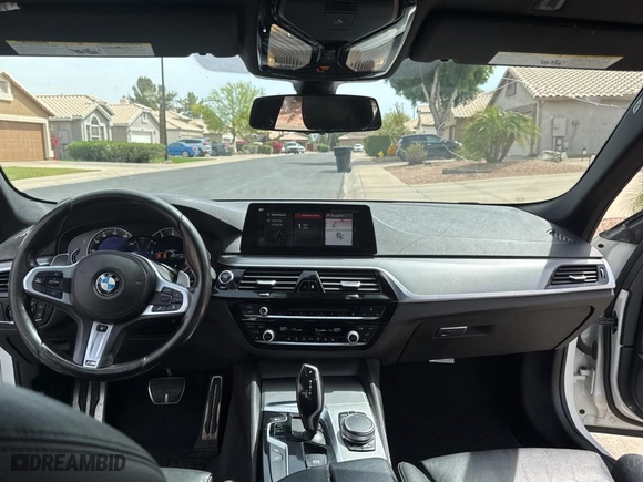 2019 BMW 5 Series 530i with VIN WBAJA5C54KBX87075, listed as a Copart auction lot 51650335 with 174,533 mi miles and Clean Title. Bid and sale history available at carsss.com. Image 9.