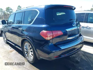 2017 Infiniti QX80 with VIN JN8AZ2NC9H9431960, listed as a IAAI auction lot 41725582 with Not provided miles and . Bid and sale history available at DreamBid. Image 3.