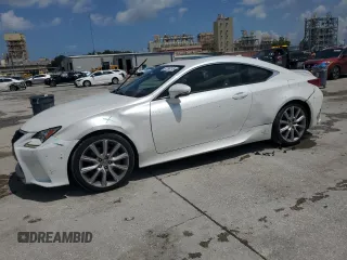 2016 Lexus RC 200t F Sport z VIN JTHHA5BCXG5001754, wystawiony jako Copart lot #61195115 z przebiegiem 82 689 mil mil oraz Szkoda całkowita • Salvage title. Historia ofert i sprzedaży dostępna na DreamBid. Obrazek 1.