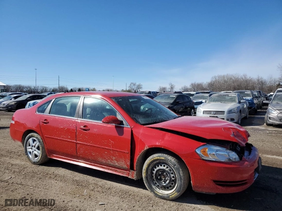2011 Chevrolet Impala LS Fleet with VIN 2G1WF5EK5B1258434, listed as a Copart auction lot 45314725 with NaN miles and Salvage Title. Bid and sale history available at carsss.com. Image 4.