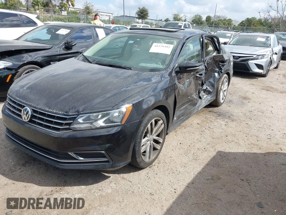 2019 Volkswagen Passat 2.0T Wolfsburg Edition with VIN 1VWLA7A34KC012694, listed as a IAAI auction lot 41579392 with 80,846 mi miles. Bid and sale history available at carsss.com. Image 18.