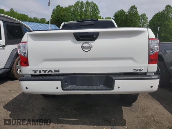 2023 Nissan Titan SV с VIN 1N6AA1EE2PN111512, выставлен на аукционе Copart как лот 57320295 с пробегом 38 921 миль миль и Списание • Salvage title. История ставок и продаж доступна на DreamBid. Изображение 6.