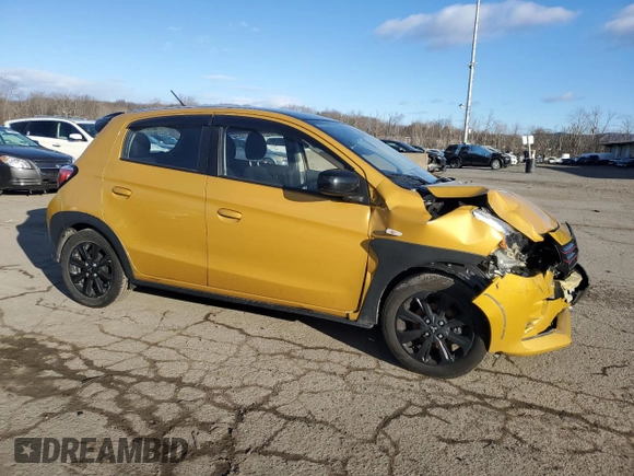 2023 Mitsubishi Mirage Black Edition с VIN ML32AWHJ5PH003304, выставлен на аукционе Copart как лот 85105444 с пробегом Не указан миль и На запчасти • Non repairable. История ставок и продаж доступна на DreamBid. Изображение 4.