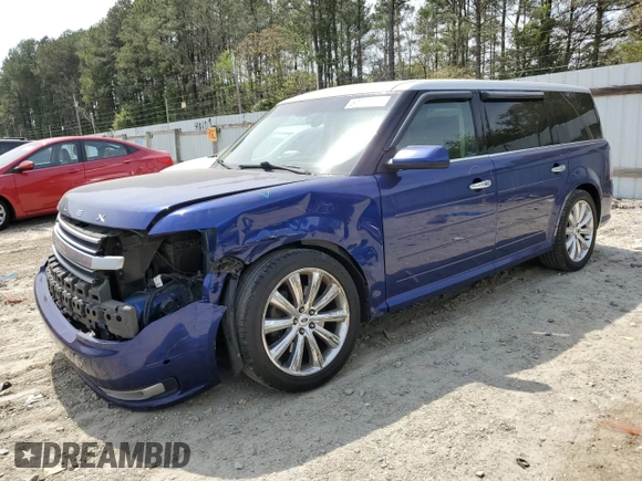 2014 Ford Flex Limited with VIN 2FMGK5D85EBD26531, listed as a Copart auction lot 53936165 with 135,649 mi miles and Salvage Title. Bid and sale history available at carsss.com. Image 1.
