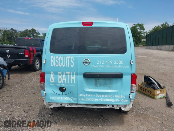 2021 Nissan NV200 SV with VIN 3N6CM0KN6MK690648, listed as a IAAI auction lot 42596767 with 58,382 mi miles and . Bid and sale history available at DreamBid. Image 16.