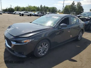 2022 Mazda 3 S with VIN 3MZBPAAL4NM300368, listed as a Copart auction lot 63481364 with 27,584 mi miles and Salvage Title. Bid and sale history available at DreamBid. Image 1.
