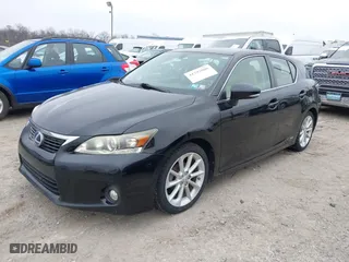 2012 Lexus CT 200h with VIN JTHKD5BH9C2070827, listed as a IAAI auction lot 41792886 with 221889 miles. Bid and sale history available at carsss.com. Image 17.