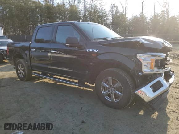 2020 Ford F-150 XL with VIN 1FTEW1EP8LFC00965, listed as a Copart auction lot 42652045 with 92,000 mi miles and Salvage Title. Bid and sale history available at carsss.com. Image 4.