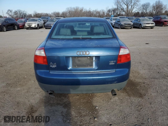 2003 Audi A4 1.8T with VIN WAULC68E13A156261, listed as a Copart auction lot 74357434 with 135,386 mi miles and Non Repairable. Bid and sale history available at carsss.com. Image 6.