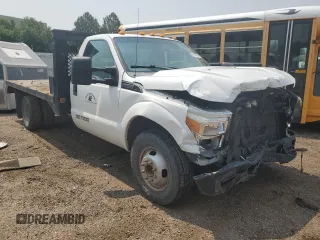 2011 Ford F-350 with VIN 1FDRF3G6XBEA32635, listed as a Copart auction lot 64164594 with Not provided miles and Salvage title. Bid and sale history available at DreamBid. Image 4.