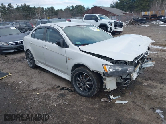 2017 Mitsubishi Lancer ES with VIN JA32V2FW8HU006570, listed as a IAAI auction lot 41366177 with 138,247 mi miles. Bid and sale history available at carsss.com. Image 1.