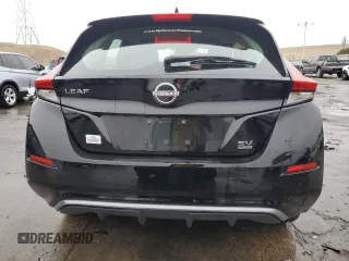 2025 Nissan LEAF SV Plus with VIN 1N4CZ1CV9SC559005, listed as a Copart auction lot 45686145 with 4,151 mi miles and Salvage Title. Bid and sale history available at carsss.com. Image 6.