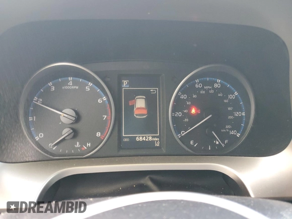 2018 Toyota RAV4 LE with VIN JTMBFREV2JJ250335, listed as a Copart auction lot 54396645 with 68,428 mi miles and Salvage Title. Bid and sale history available at carsss.com. Image 9.