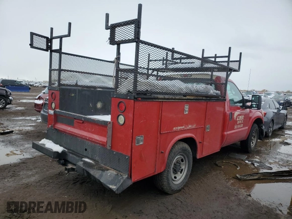 2013 Ford F-250 XL with VIN 1FTBF2A60DEA24779, listed as a Copart auction lot 79751444 with 115,377 mi miles and Salvage Title. Bid and sale history available at DreamBid. Image 3.