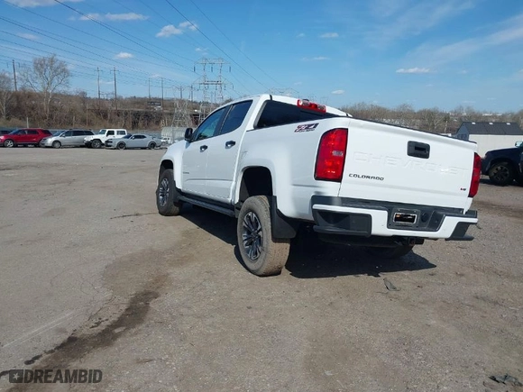 2022 Chevrolet Colorado 4WD Z71 with VIN 1GCGTDEN4N1274546, listed as a IAAI auction lot 41879911 with 31,421 mi miles. Bid and sale history available at carsss.com. Image 3.