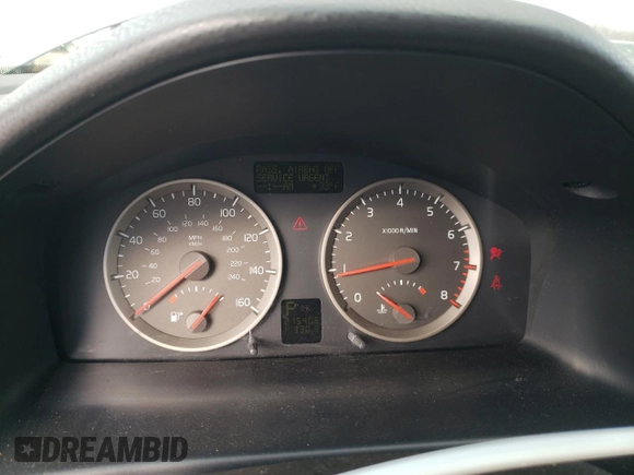 2005 Volvo S40 with VIN YV1MS682X52051693, listed as a Copart auction lot 43822795 with 215,406 mi miles and Salvage Title. Bid and sale history available at carsss.com. Image 9.