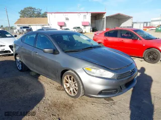 2013 Dodge Dart SXT with VIN 1C3CDFBA7DD347211, listed as a IAAI auction lot 41431696 with 94,850 mi miles. Bid and sale history available at carsss.com. Image 1.