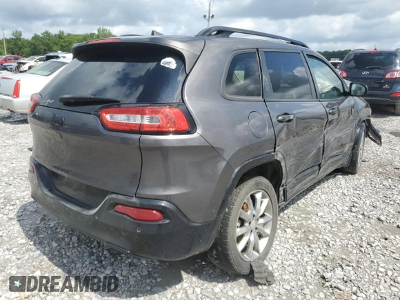 2018 Jeep Cherokee Latitude Tech Connect with VIN 1C4PJLCB1JD605455, listed as a Copart auction lot 61085135 with 117,195 mi miles and Salvage title. Bid and sale history available at DreamBid. Image 3.