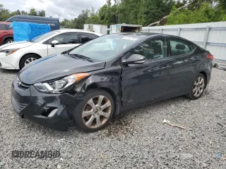 2013 Hyundai Elantra GLS with VIN 5NPDH4AE7DH301644, listed as a Copart auction lot 63163795 with 99,222 mi miles and Salvage title. Bid and sale history available at DreamBid. Image 1.