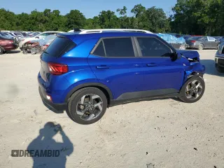 2022 Hyundai Venue Limited with VIN KMHRC8A31NU192840, listed as a Copart auction lot 52451335 with 28,914 mi miles and Salvage Title. Bid and sale history available at DreamBid. Image 3.