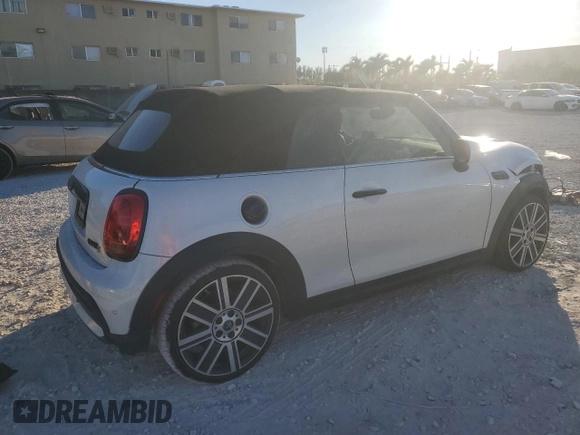 2024 MINI Convertible Cooper S with VIN WMW43DL06R3S05892, listed as a Copart auction lot 83472064 with 12,435 mi miles and Salvage title. Bid and sale history available at DreamBid. Image 3.