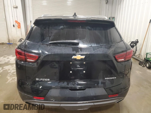 2023 Chevrolet Blazer Premier with VIN 3GNKBFRS9PS106936, listed as a Copart auction lot 52016095 with 46,664 mi miles and Salvage title. Bid and sale history available at DreamBid. Image 6.
