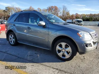 2010 Mercedes-Benz M 350 with VIN 4JGBB2FB1AA597786, listed as a Copart auction lot 80268194 with 103,808 mi miles and Salvage Title. Bid and sale history available at DreamBid. Image 4.