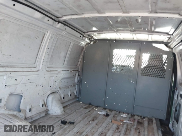 2009 Ford Econoline Cargo Commercial with VIN 1FTNE14W39DA31275, listed as a IAAI auction lot 41486746 with 206,526 mi miles and . Bid and sale history available at DreamBid. Image 8.