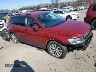 2019 Volkswagen Tiguan S with VIN 3VV1B7AX6KM080196, listed as a Copart auction lot 46238155 with 122,852 mi miles and Salvage title. Bid and sale history available at DreamBid. Image 4.