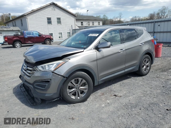 2016 Hyundai Santa Fe z VIN 5XYZTDLB5GG323838, wystawiony jako Copart lot #53261345 z przebiegiem 85 952 mil mil oraz Szkoda całkowita • Salvage title. Historia ofert i sprzedaży dostępna na DreamBid. Obrazek 1.