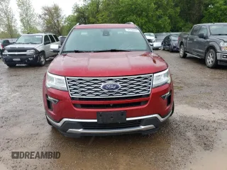 2018 Ford Explorer Platinum with VIN 1FM5K8HT7JGB48650, listed as a Copart auction lot 58168205 with 136,494 mi miles and Clean title. Bid and sale history available at DreamBid. Image 5.