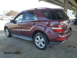 2010 Mercedes-Benz M 350 with VIN 4JGBB2FB7AA615630, listed as a Copart auction lot 51185315 with 168,742 mi miles and Clean Title. Bid and sale history available at DreamBid. Image 2.